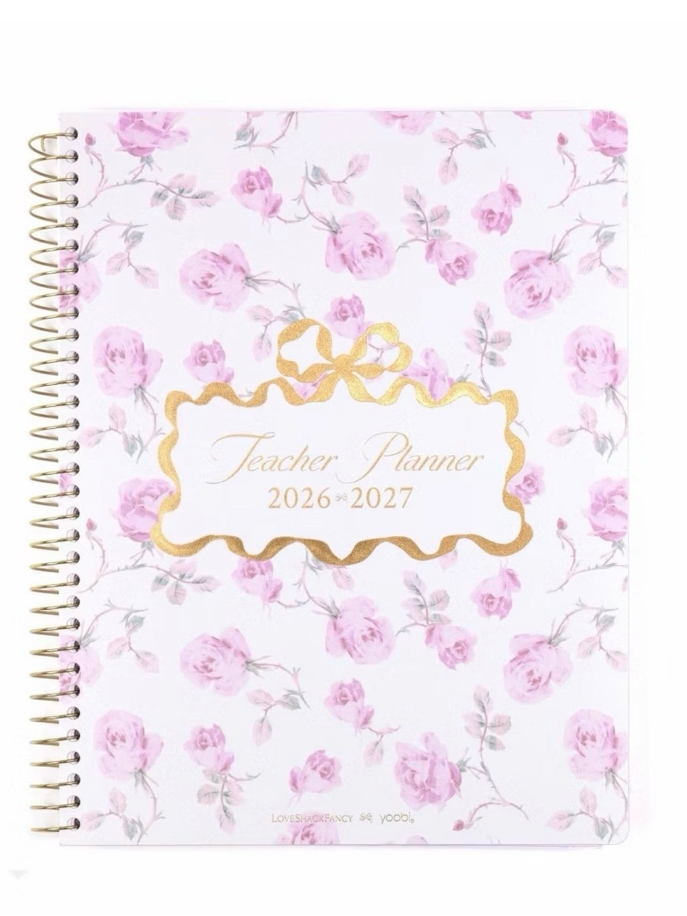 LoveShackFancy x Yoobi 2026-2027 Teacher Planner